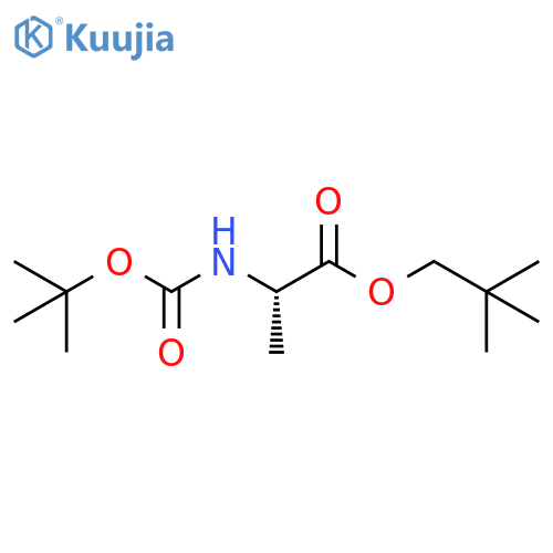 neopentyl (tert-butoxycarbonyl)-L-alaninate structure