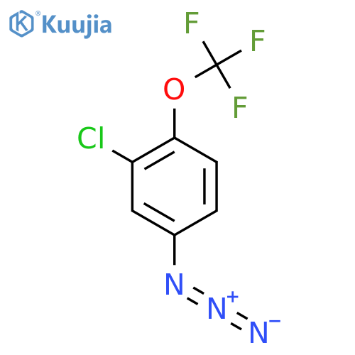 4-azido-2-chloro-1-(trifluoromethoxy)benzene structure