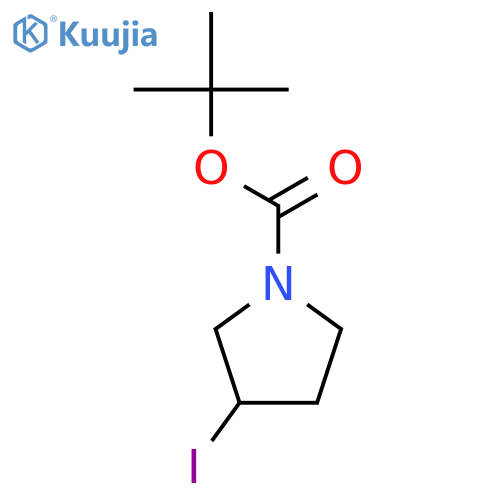 tert-butyl (3S)-3-iodopyrrolidine-1-carboxylate structure