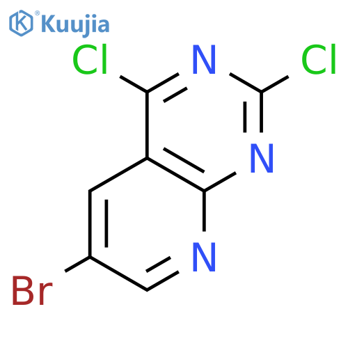 6-Bromo-2,4-dichloropyrido[2,3-d]pyrimidine structure
