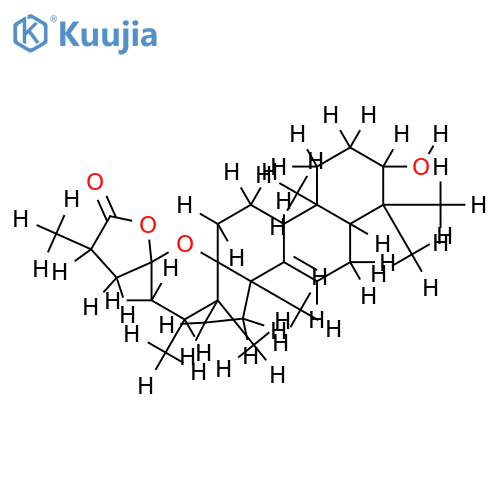 13,17-friedo-13,23-epoxy-3alpha-hydroxy-9beta-lanosta-7-ene-23,27-olide structure