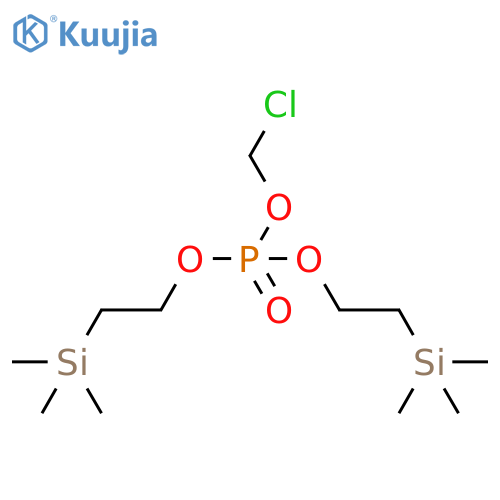 Phosphoric acid chloromethyl ester bis-(2-trimethylsilanyl-ethyl) ester structure