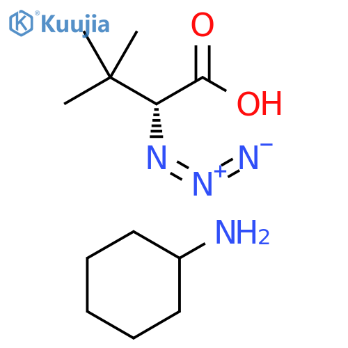 D-azido-tert-leucine CHA salt structure