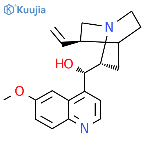 (S)-(2R,5R)-5-ethenyl-1-azabicyclo2.2.2octan-2-yl(6-methoxyquinolin-4-yl)methanol structure