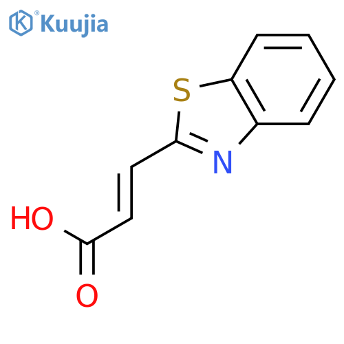 (2E)-3-(1,3-Benzothiazol-2-yl)prop-2-enoic Acid structure