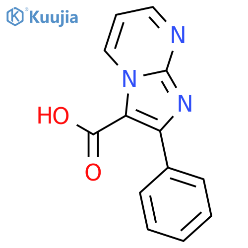 2-phenylimidazo1,2-apyrimidine-3-carboxylic acid structure