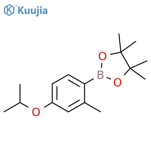 2-(4-Isopropoxy-2-methylphenyl)-4,4,5,5-tetramethyl-1,3,2-dioxaborolane structure
