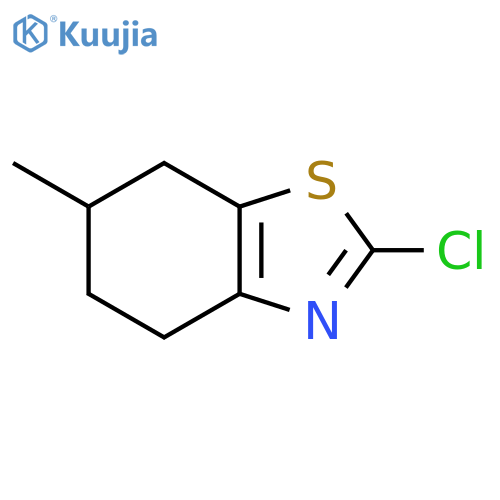2-Chloro-6-methyl-4,5,6,7-tetrahydro-1,3-benzothiazole structure