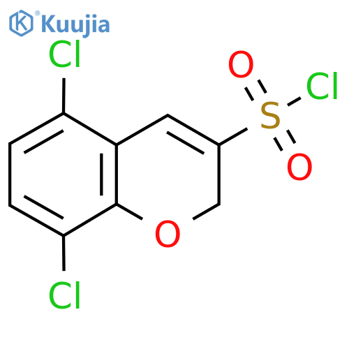 5,8-dichloro-2H-chromene-3-sulfonyl chloride structure