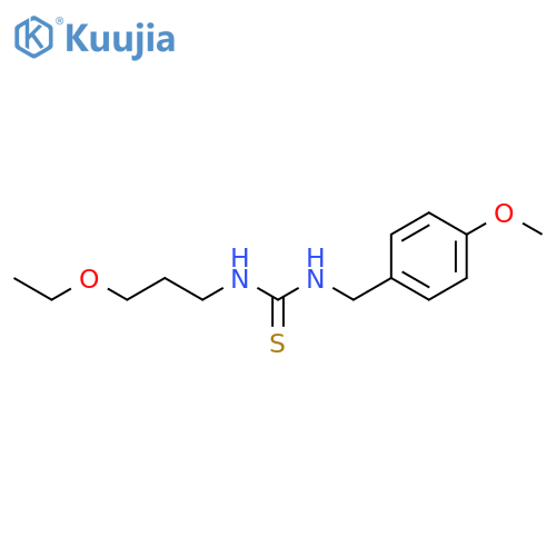 3-(3-Ethoxypropyl)-1-(4-methoxyphenyl)methylthiourea structure