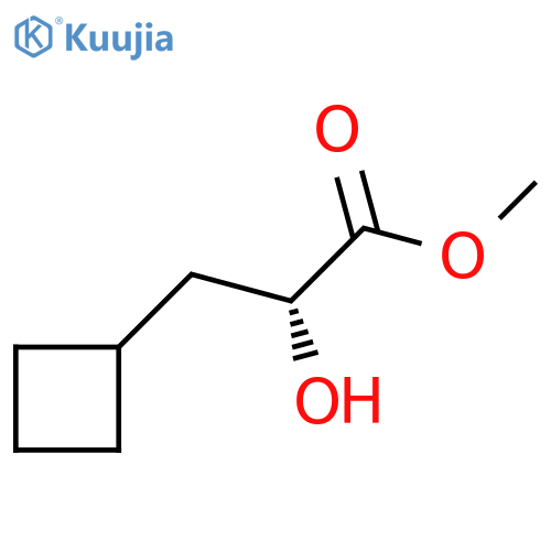 (R)-Methyl 3-cyclobutyl-2-hydroxypropanoate structure