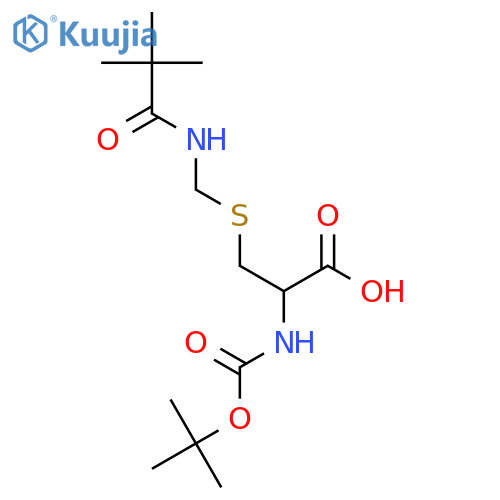 Boc-Cys(Tacm)-OH structure