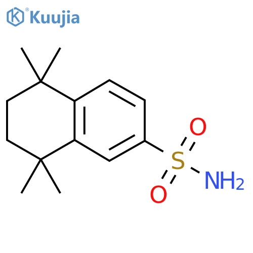 5,5,8,8-tetramethyl-5,6,7,8-tetrahydronaphthalene-2-sulfonamide structure