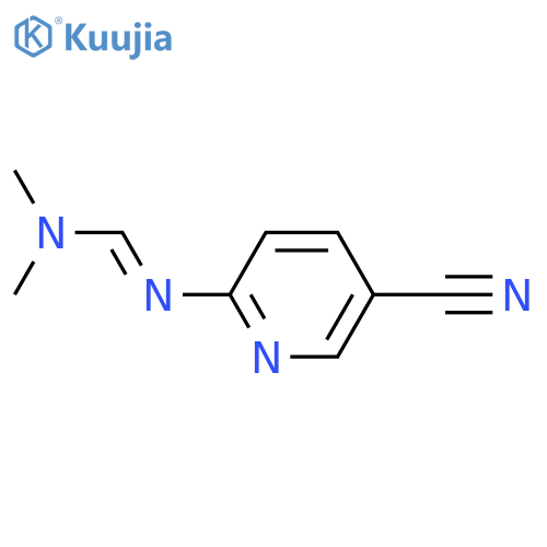 Methanimidamide, N'-(5-cyano-2-pyridinyl)-N,N-dimethyl- structure
