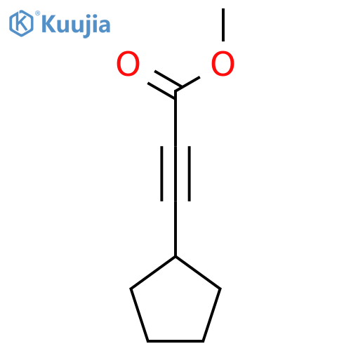 Methyl 3-cyclopentylpropiolate structure