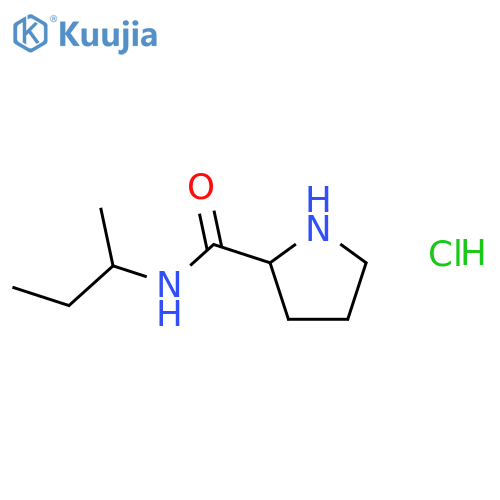 N-(sec-Butyl)-2-pyrrolidinecarboxamide hydrochloride structure