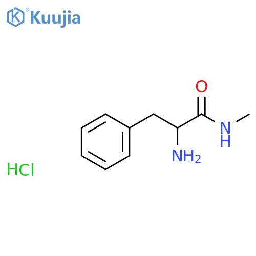 2-Amino-N-methyl-3-phenylpropanamide hydrochloride structure