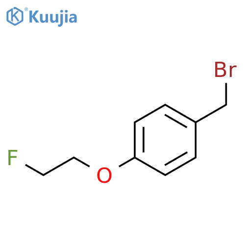 1-(bromomethyl)-4-(2-fluoroethoxy)benzene structure
