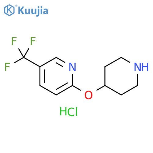 2-(Piperidin-4-yloxy)-5-(trifluoromethyl)pyridine dihydrochloride structure