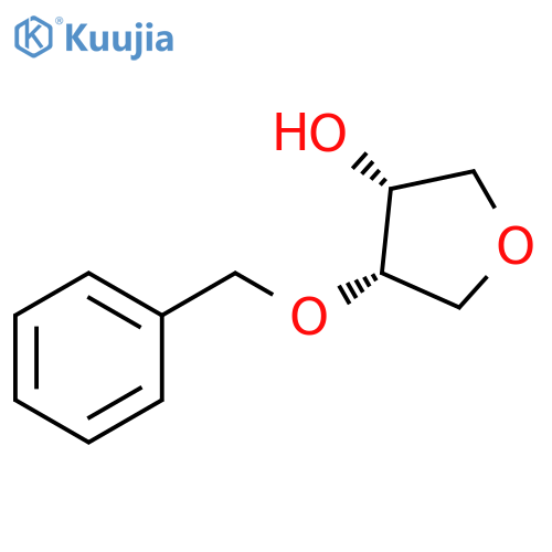 (3R,4S)-4-(benzyloxy)oxolan-3-ol structure