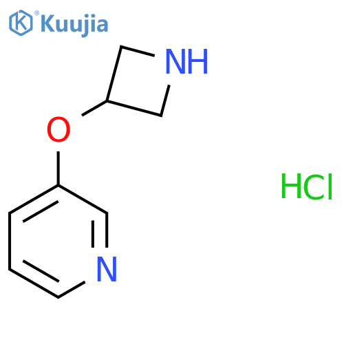 3-(Azetidin-3-yloxy)pyridine hydrochloride structure