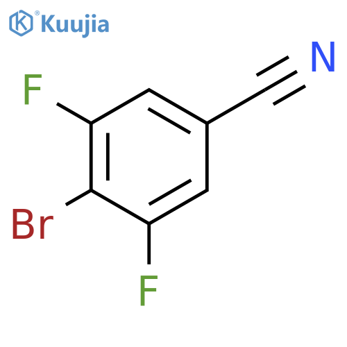 4-Bromo-3,5-difluorobenzonitrile structure