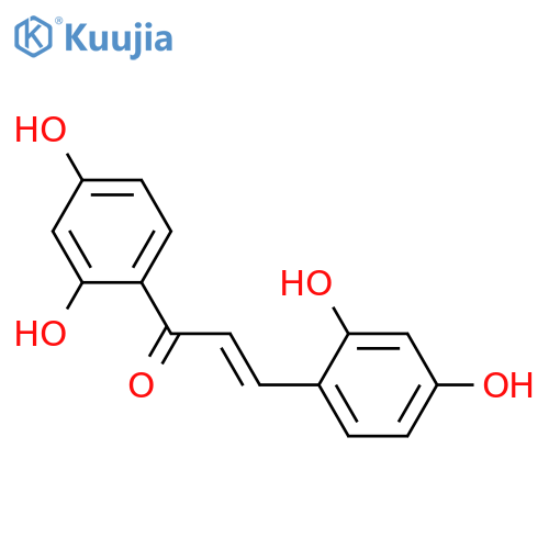 2-Propen-1-one, 1,3-bis(2,4-dihydroxyphenyl)-, (2E)- structure