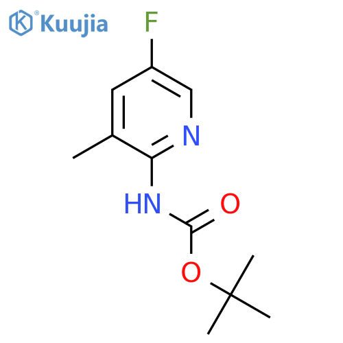 Tert-Butyl (5-fluoro-3-methylpyridin-2-yl)carbamate structure