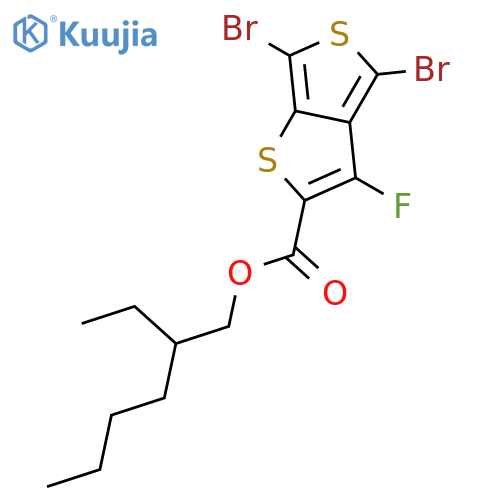 2-Ethylhexyl 4,6-dibromo-3-fluorothieno[3,4-b]thiophene-2-carboxylate structure