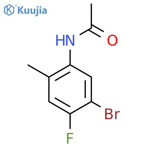 N-(5-Bromo-4-fluoro-2-methylphenyl)acetamide structure