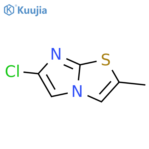 6-chloro-2-methylimidazo[2,1-b]thiazole structure