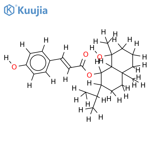 6-O-beta-E-p-coumaroyl-4alpha-hydroxyeudesmane structure