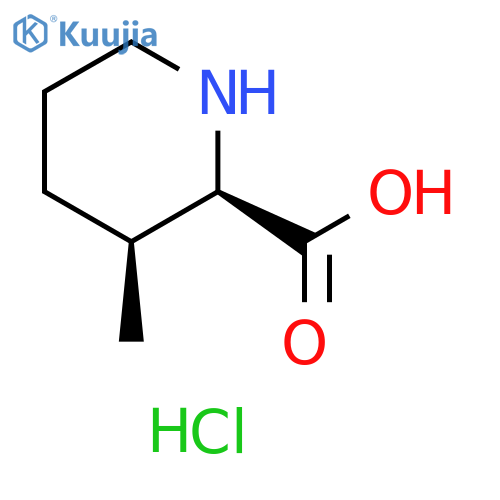 cis,rac-(2R,3S)-3-Methylpiperidine-2-carboxylic Acid Hydrochloride structure