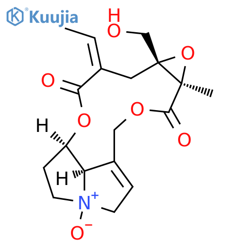 Erucifoline N-oxide structure