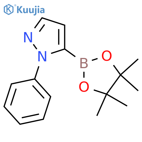 1-Phenyl-5-(4,4,5,5-tetramethyl-1,3,2-dioxaborolan-2-yl)-1H-pyrazole structure