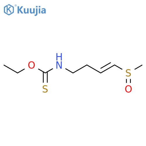 4-(Methylthio)-3-butenylthiocarbamic acid; (E)-form, 5-S-Oxide, O-Et ester structure