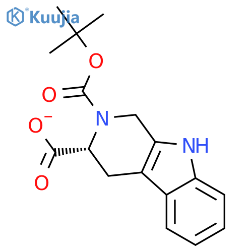 Boc-D-1,2,3,4-tetrahydronorharman-3-carboxylic Acid structure