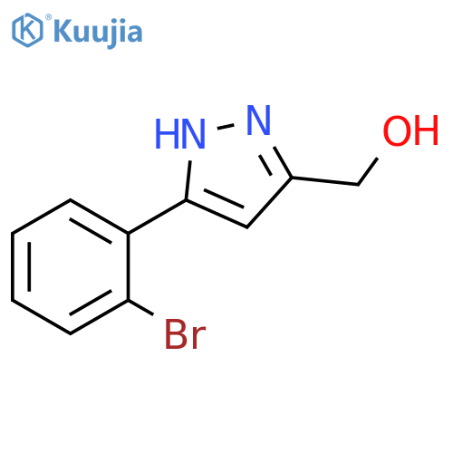 (3-(2-Bromophenyl)-1H-pyrazol-5-yl)methanol structure
