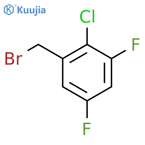 1-(Bromomethyl)-2-chloro-3,5-difluorobenzene structure