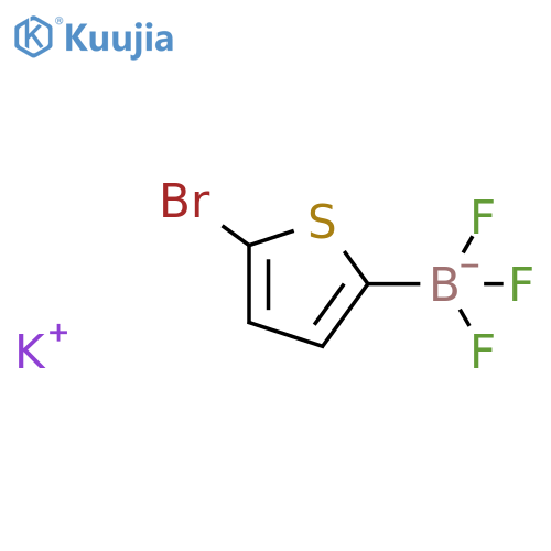Potassium 5-Bromo-2-thiophenetrifluoroborate structure