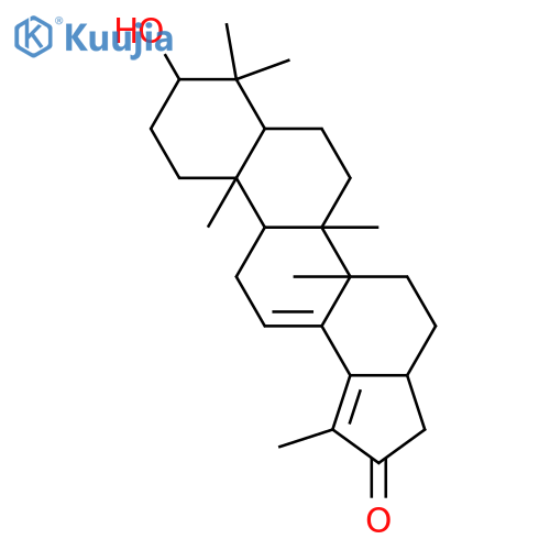 3-Hydroxy-28,29,30-trinor-12,18-lupadien-21-one; (3β,17β)-form structure