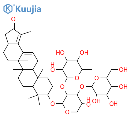 3-Hydroxy-28,29,30-trinor-12,18-lupadien-21-one; (3β,17β)-form, 3-O-[α-L-Rhamnopyranosyl-(1→2)-[β-D-glucopyranosyl-(1→3)]-α-L-arabinopyranoside] structure