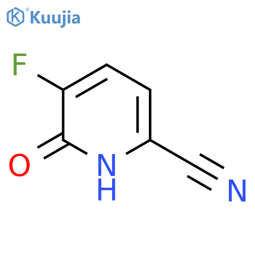 5-Fluoro-6-oxo-1,6-dihydropyridine-2-carbonitrile structure