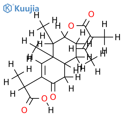 3beta-angeloyloxy-8-oxo-eremophil-6(7)-en-12-oic acid structure