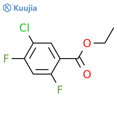 Ethyl 5-chloro-2,4-difluorobenzoate structure