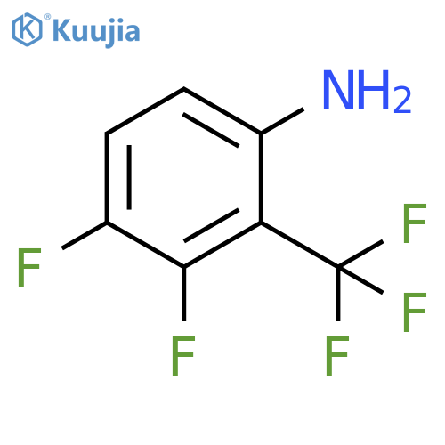 3,4-Difluoro-2-(trifluoromethyl)-benzenamine structure