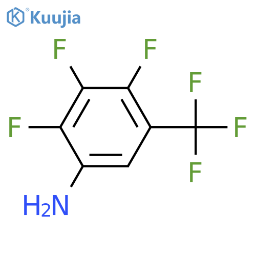 2,3,4-Trifluoro-5-(trifluoromethyl)aniline structure