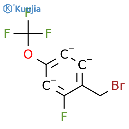 2-Fluoro-4-(trifluoromethoxy)benzyl bromide structure