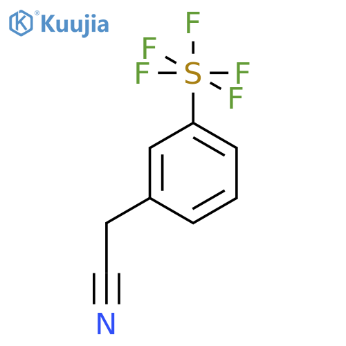 3-(Pentafluorosulfur)phenylacetonitrile structure