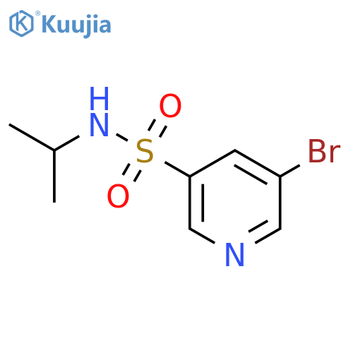 5-bromo-N-isopropylpyridine-3-sulfonamide structure